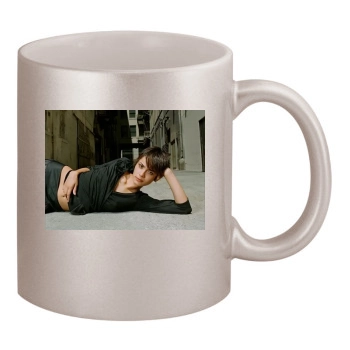 Shannyn Sossamon 11oz Metallic Silver Mug