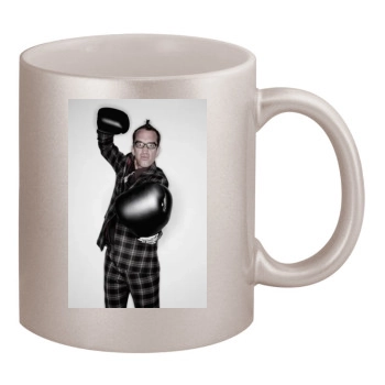 Andy Dick 11oz Metallic Silver Mug