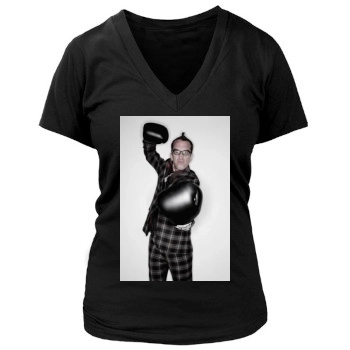 Andy Dick Women's Deep V-Neck TShirt