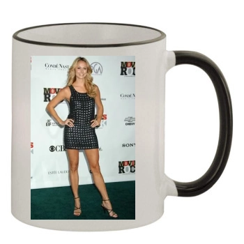 Stacy Keibler 11oz Colored Rim & Handle Mug