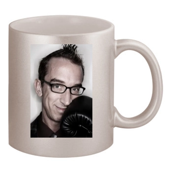 Andy Dick 11oz Metallic Silver Mug