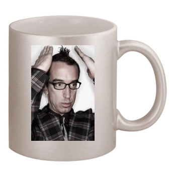 Andy Dick 11oz Metallic Silver Mug