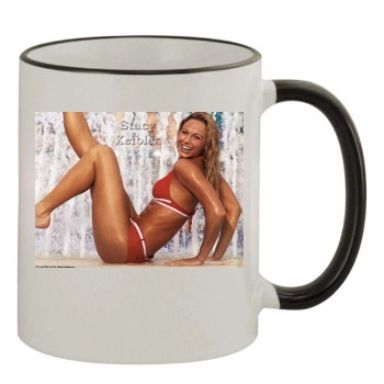 Stacy Keibler 11oz Colored Rim & Handle Mug