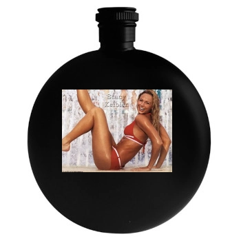 Stacy Keibler Round Flask