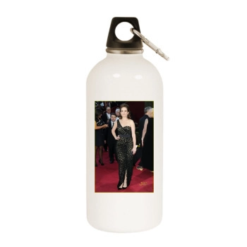 Tina Fey White Water Bottle With Carabiner