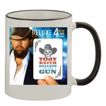 Toby Keith 11oz Colored Rim & Handle Mug