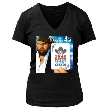 Toby Keith Women's Deep V-Neck TShirt