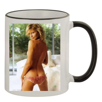 Tricia Helfer 11oz Colored Rim & Handle Mug