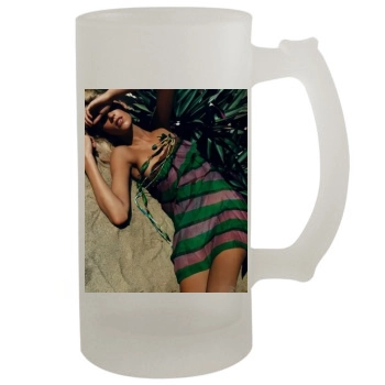 Anja Rubik 16oz Frosted Beer Stein