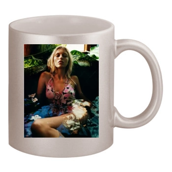 Anja Rubik 11oz Metallic Silver Mug