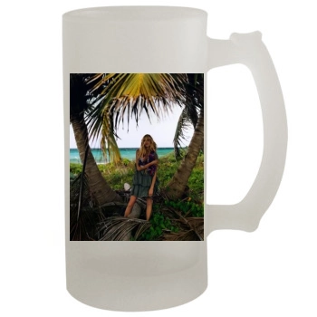 Anja Rubik 16oz Frosted Beer Stein