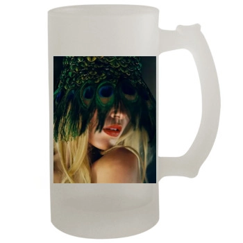 Anja Rubik 16oz Frosted Beer Stein