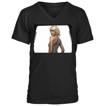 Tricia Helfer Men's V-Neck T-Shirt