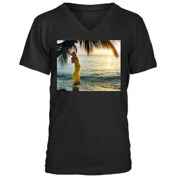 Anja Rubik Men's V-Neck T-Shirt