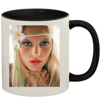 Anja Rubik 11oz Colored Inner & Handle Mug