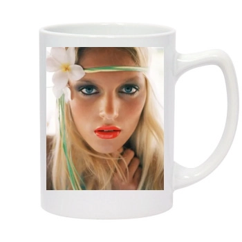 Anja Rubik 14oz White Statesman Mug