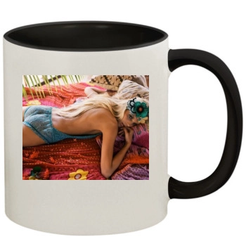 Anja Rubik 11oz Colored Inner & Handle Mug