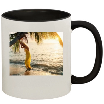 Anja Rubik 11oz Colored Inner & Handle Mug