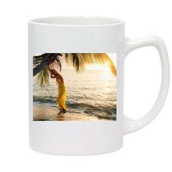 Anja Rubik 14oz White Statesman Mug