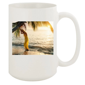 Anja Rubik 15oz White Mug