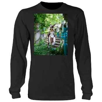 Anja Rubik Men's Heavy Long Sleeve TShirt