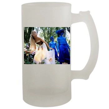 Anja Rubik 16oz Frosted Beer Stein