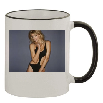 Tricia Helfer 11oz Colored Rim & Handle Mug