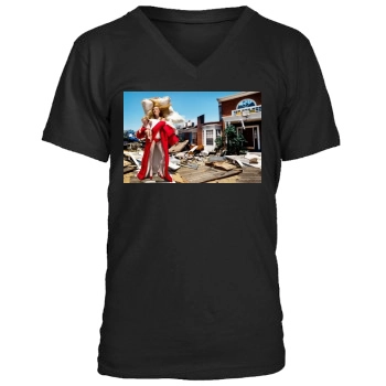 Anja Rubik Men's V-Neck T-Shirt