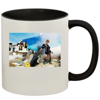 Anja Rubik 11oz Colored Inner & Handle Mug