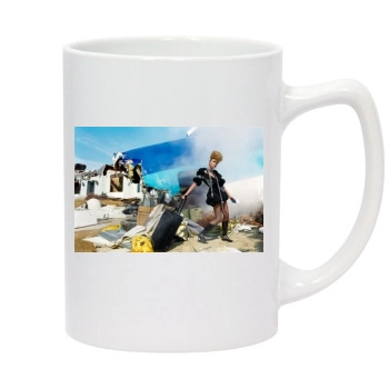 Anja Rubik 14oz White Statesman Mug