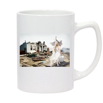 Anja Rubik 14oz White Statesman Mug