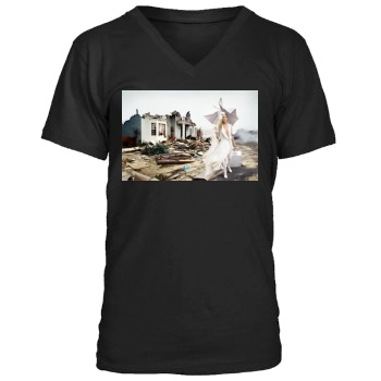 Anja Rubik Men's V-Neck T-Shirt