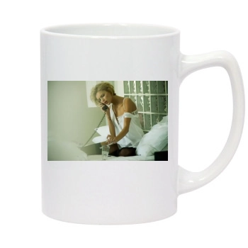 Anja Rubik 14oz White Statesman Mug