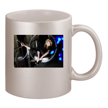 Anja Rubik 11oz Metallic Silver Mug