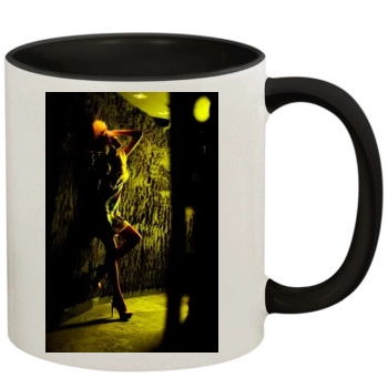 Anja Rubik 11oz Colored Inner & Handle Mug