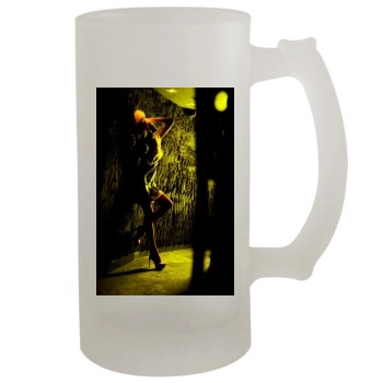 Anja Rubik 16oz Frosted Beer Stein