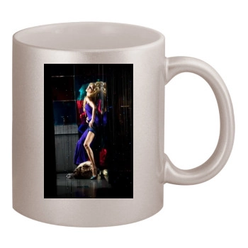 Anja Rubik 11oz Metallic Silver Mug