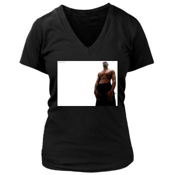 Tyson Beckford Women's Deep V-Neck TShirt