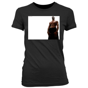 Tyson Beckford Women's Junior Cut Crewneck T-Shirt