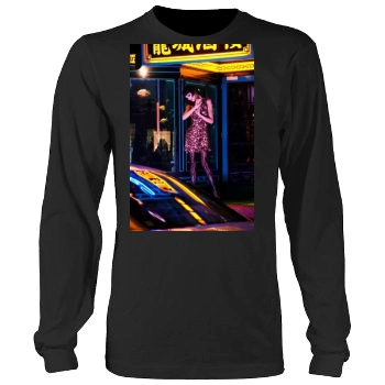 Anja Rubik Men's Heavy Long Sleeve TShirt