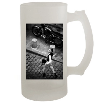 Anja Rubik 16oz Frosted Beer Stein