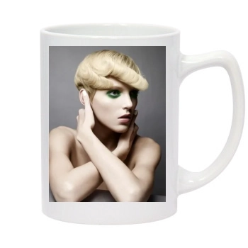 Anja Rubik 14oz White Statesman Mug