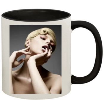 Anja Rubik 11oz Colored Inner & Handle Mug