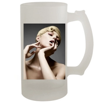 Anja Rubik 16oz Frosted Beer Stein