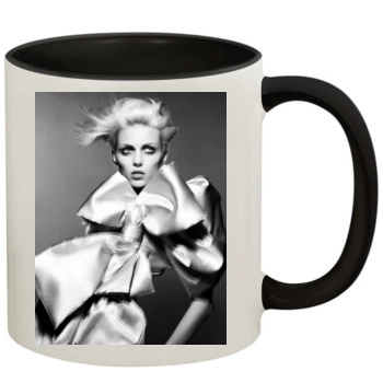 Anja Rubik 11oz Colored Inner & Handle Mug