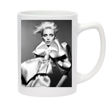 Anja Rubik 14oz White Statesman Mug