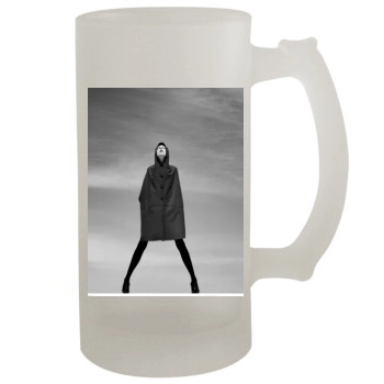 Anja Rubik 16oz Frosted Beer Stein