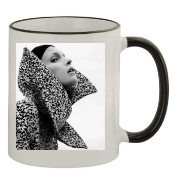 Anja Rubik 11oz Colored Rim & Handle Mug