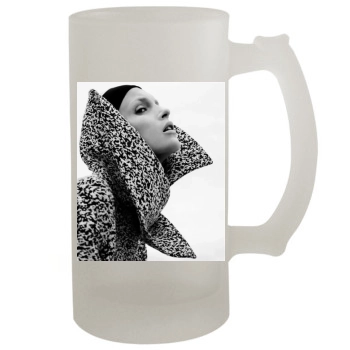 Anja Rubik 16oz Frosted Beer Stein