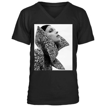 Anja Rubik Men's V-Neck T-Shirt